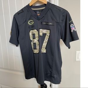 Nike Salute to Service Green Bay Jersey 87